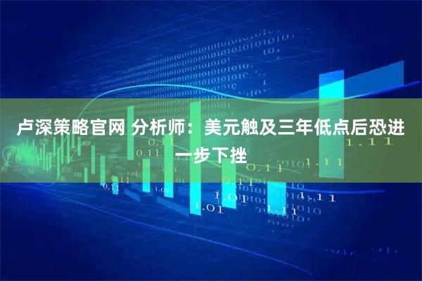 卢深策略官网 分析师：美元触及三年低点后恐进一步下挫